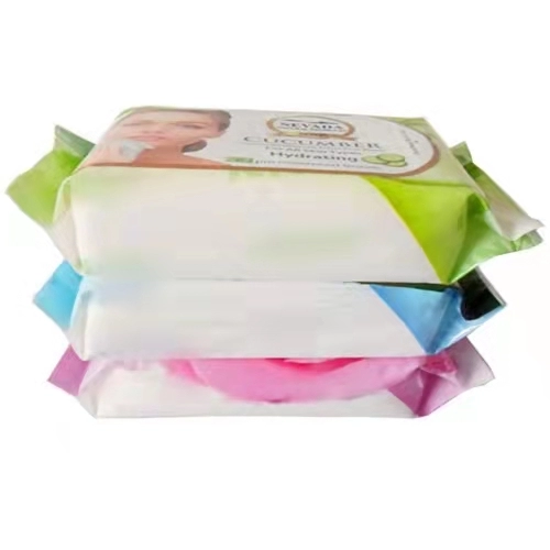 Refreshing Makeup Removal Wet Wipes with 70% Polyester