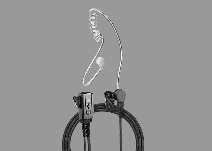 acoustic tube earpiece headset