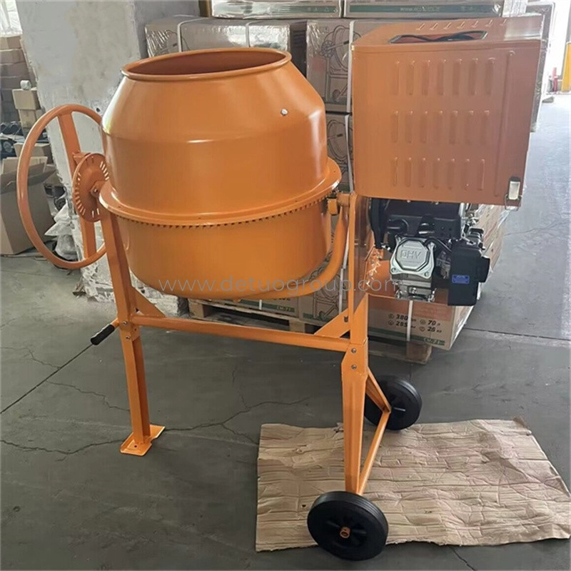 Gasoline Engine 120L Portable Concrete Mixer Machine Manufacture