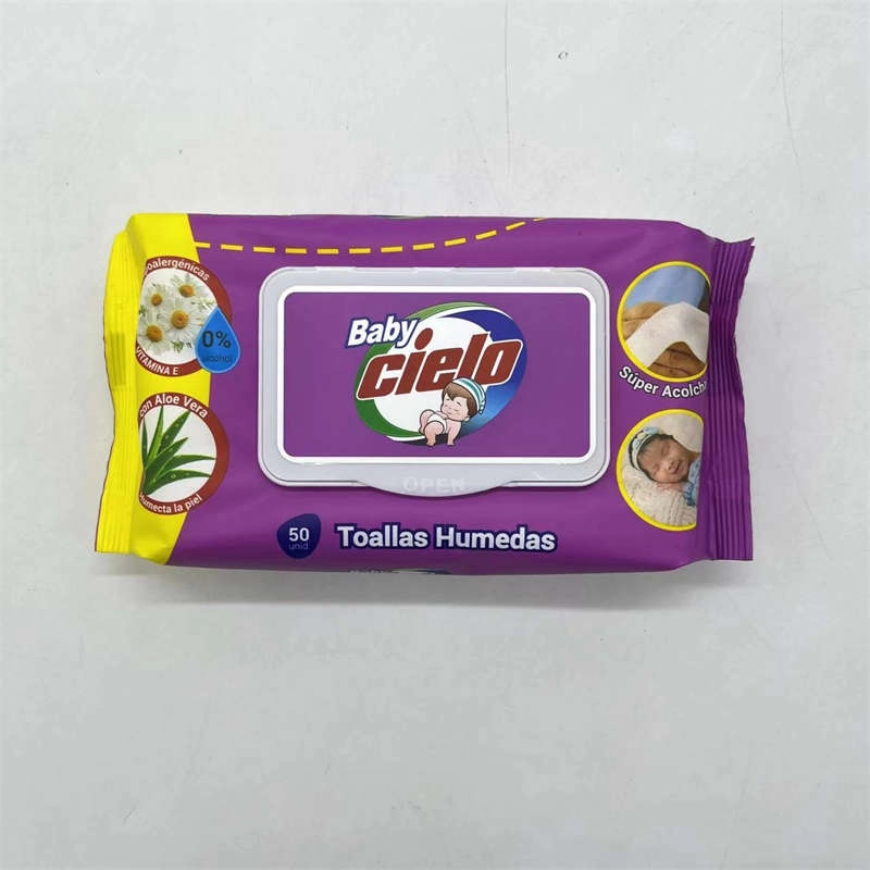 Baby Cielo Baby Wipes 50unid*48bags per pack price 9 usd