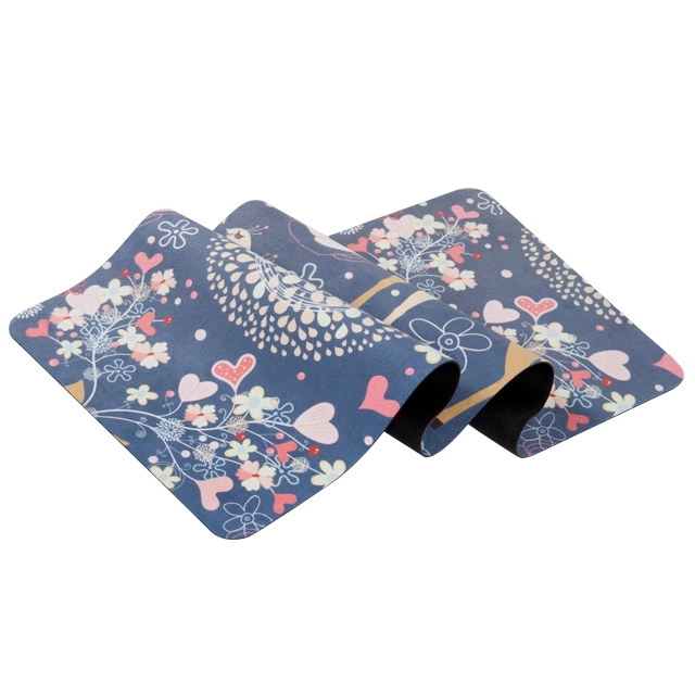 Top Selling High Quality Printed Eco Suede Yoga Mat