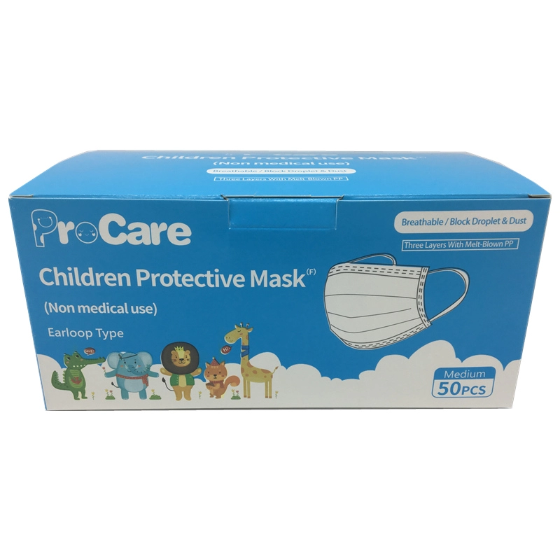 3ply high quality kids facemask children face mask disposable fashion masks