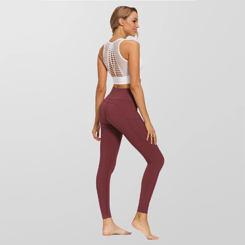 Women 4 Out Pockets High Waisted Yoga Pants