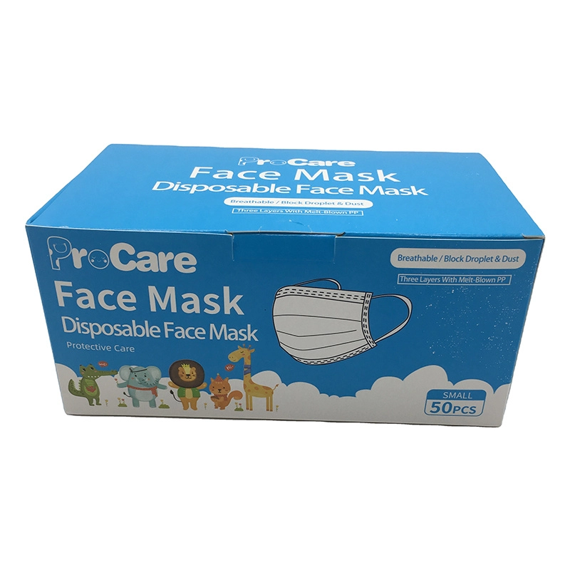 Factory Manufacturer 3 Ply Disposable Children Non-Woven Face Mask