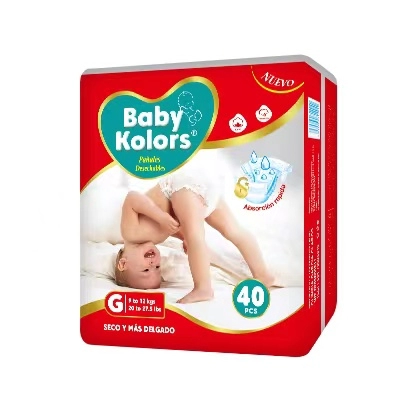 Baby Kolors Baby Diapers Hot Sale Disposable Baby Diapers pack price 9 usd