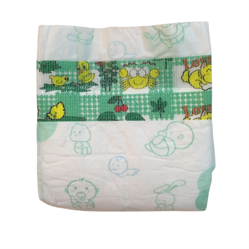 OEM Cheap cotton disposable baby diaper from China factory