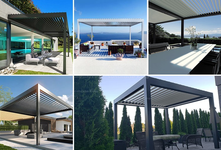 High-end remote control electric awning