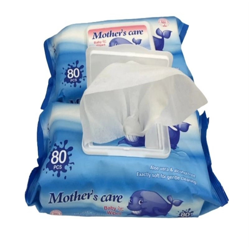 Cotton soft baby wet wipes premium wet tissues gentle aloe vera baby wipes