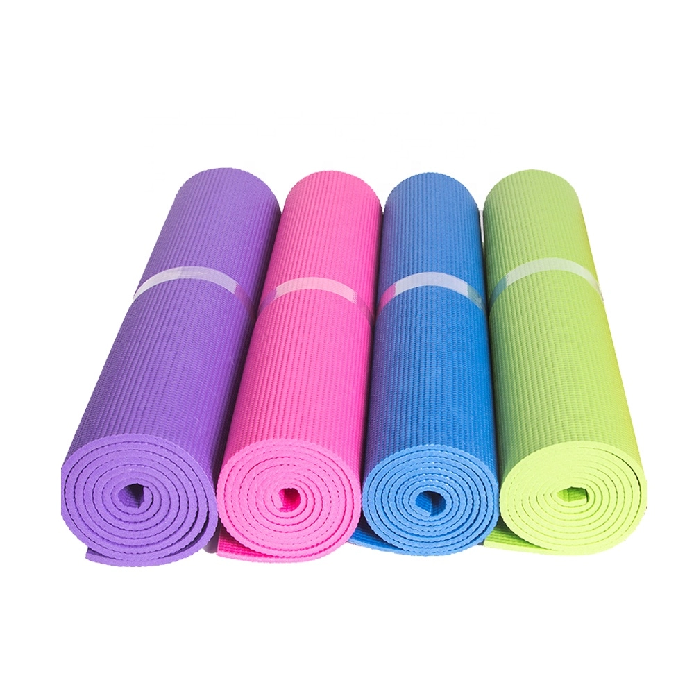 Wholesale high quality pvc waterproof fitness yoga mat for Pilates exercise