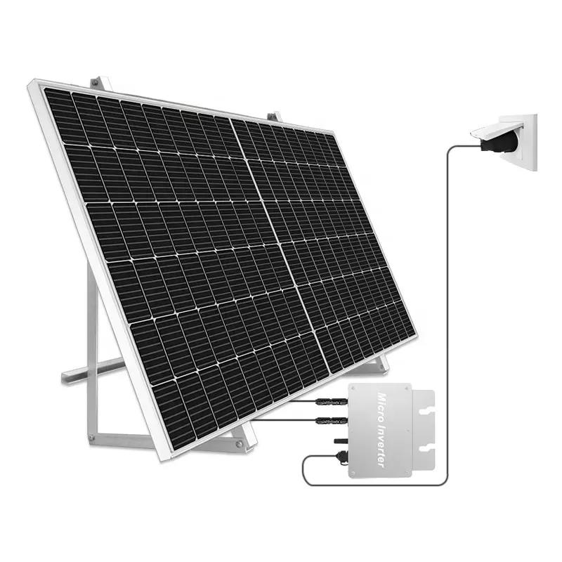 FOTOVO Solar Panel Power Plant 400W Micro Balcony Rail Flexible Monocrystalline Silicon Solar Module