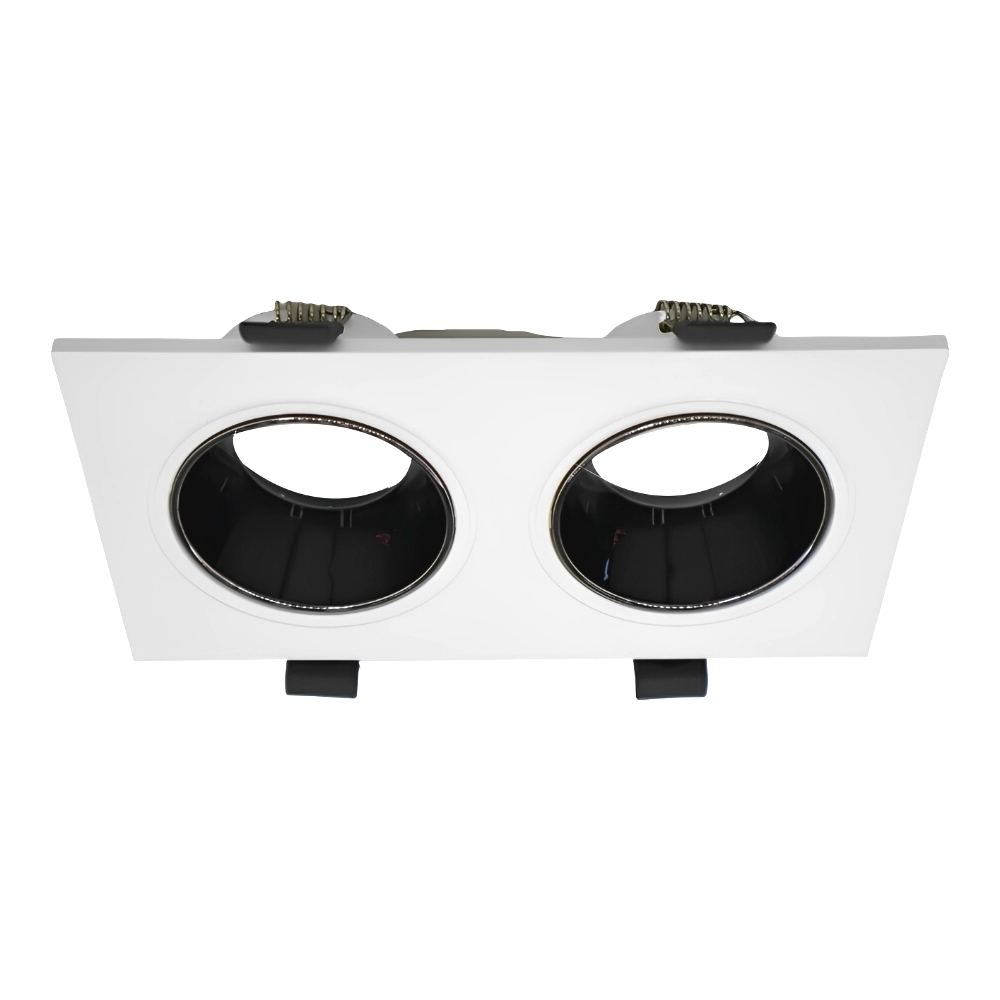 Mr16 Led Modular Lights Recessed Downlights Double Head Adjustable Colorful Reflector