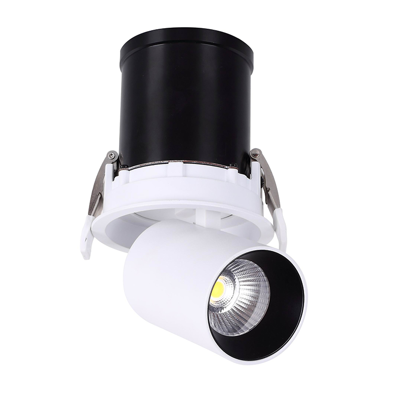 Adjustable Led Downlights Gimmable Lamp Head Retractable 12W 20W Shop Lighting