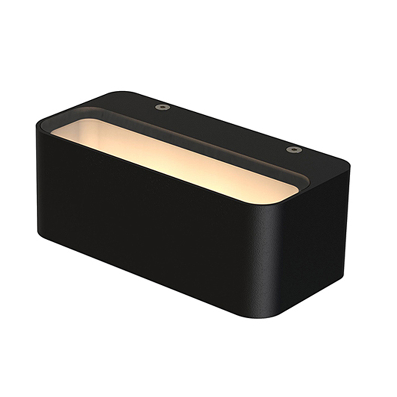 Outdoor Led Wall Lights IP65 Wall Mounted Up&Down Lighting White Black Finish