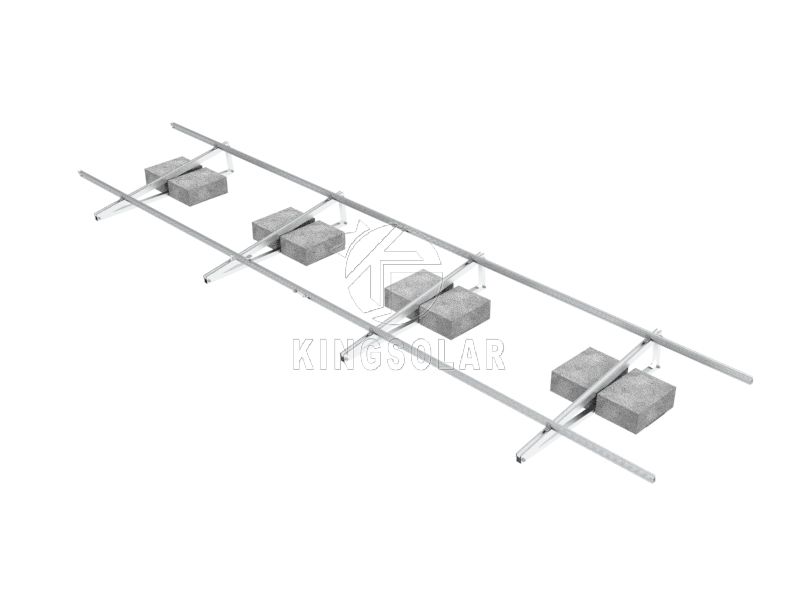 Flat Roof Ballast Solar Mounting System