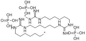Polyhexamethylene guanidine phosphate