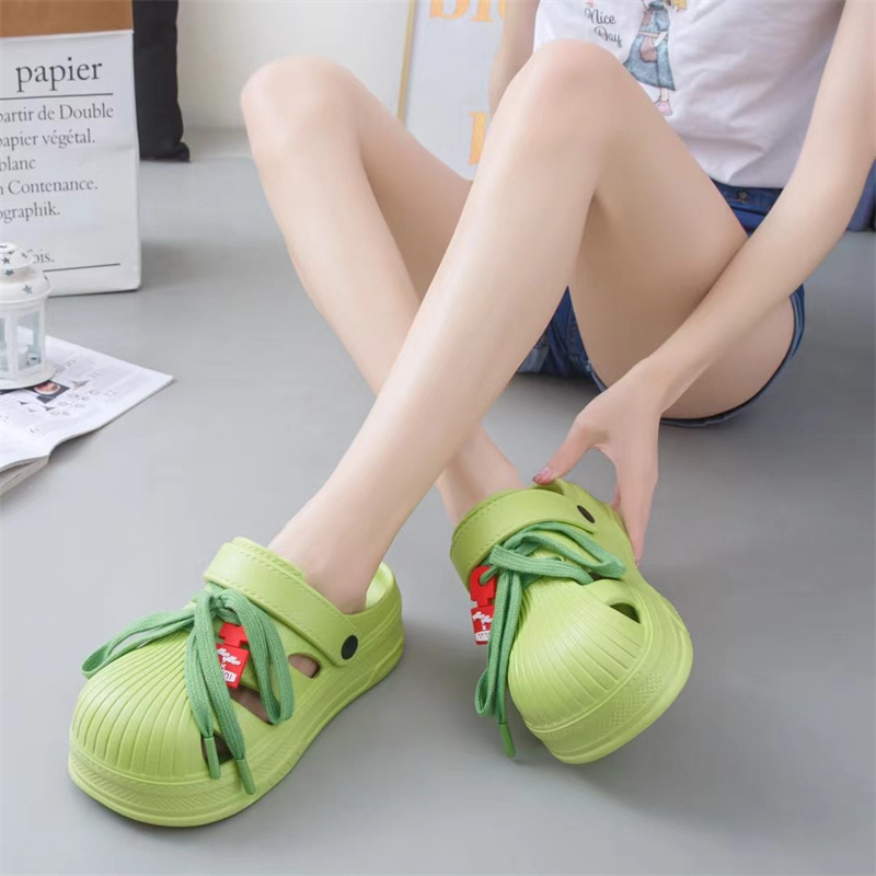 High Elastic Rubber And Plastic Summer Women's Garden Shoes Cool And Breathable