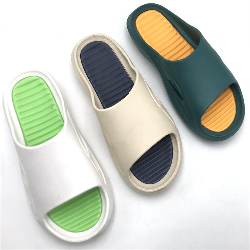 Foctory Wholesale Classic Double Color Soft Slide Slipper
