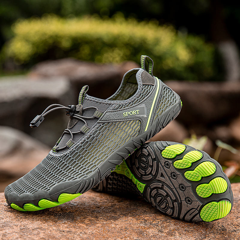 Outdoor river tracing fitness five-finger wear-resistant sport shoes