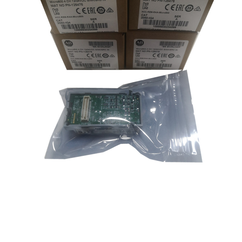 Rockwell AB 2080-IQ4  Micro800 plug-in PLC module input brand new