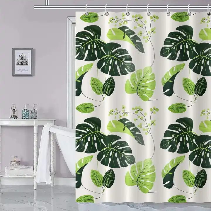PEVA Plastic Thick Shower Curtain