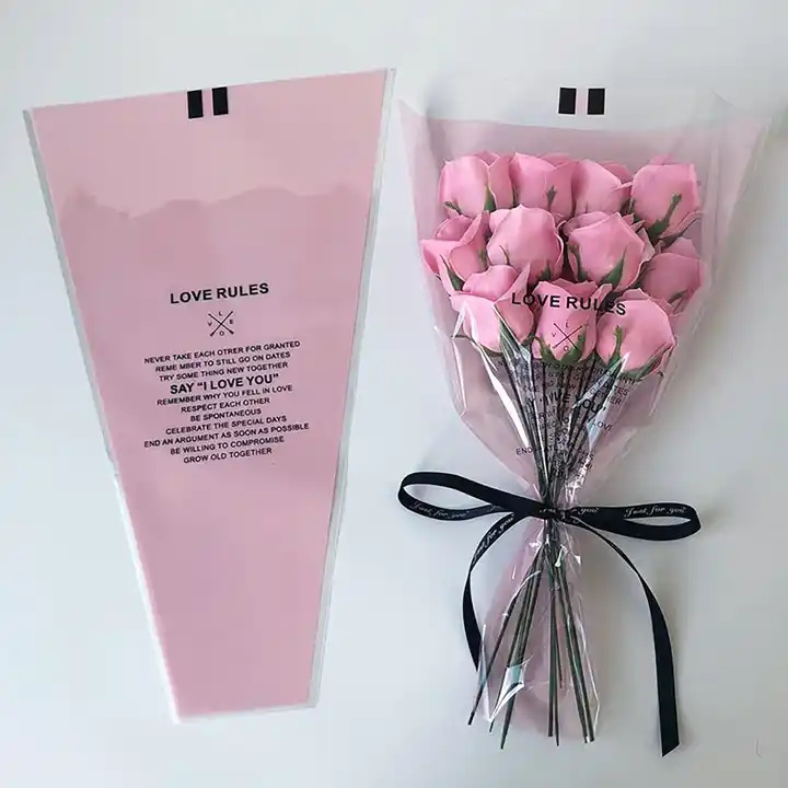 Rose Bubble Wrapping Packaging Bags