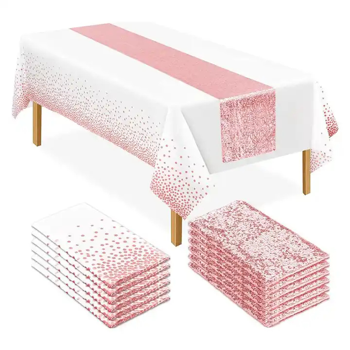 Custom Disposable Tablecloth Roll Restaurant Table Covers