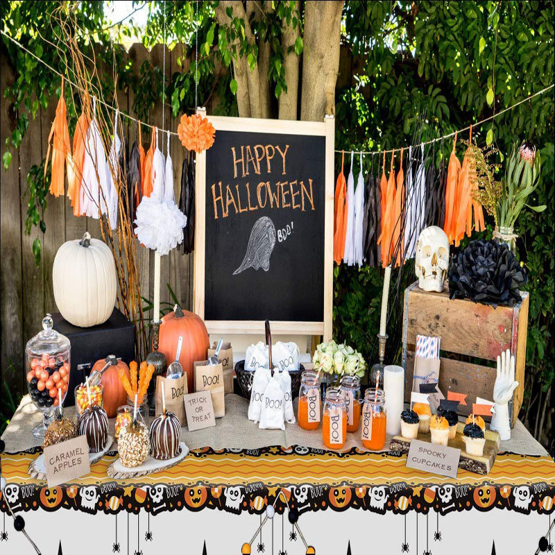 Holiday Pumpkin Ghost Dining Table Tea Table Tablecloth