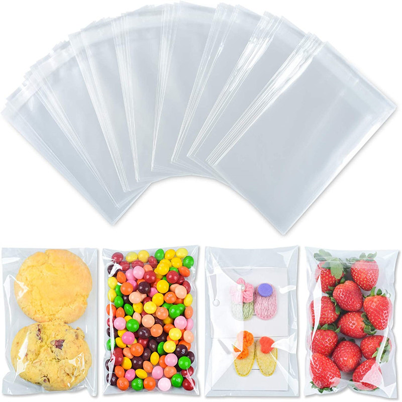 Clear Self Sealing Cellophane Bags Resealable Plastic OPP Bags Factory