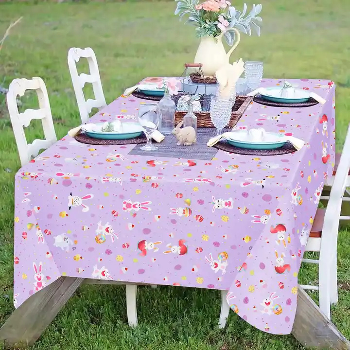 Disposable Plastic Dining Table Cover