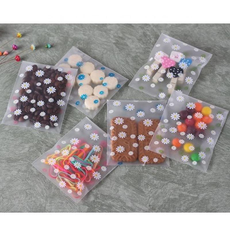 Clear Resealable Printed Adhesive Closure Bags Wholesale Price