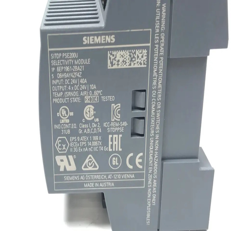 6EP1961-2BA21 Siemens power module PSE200U 10A 4-channel input/output 24VDC
