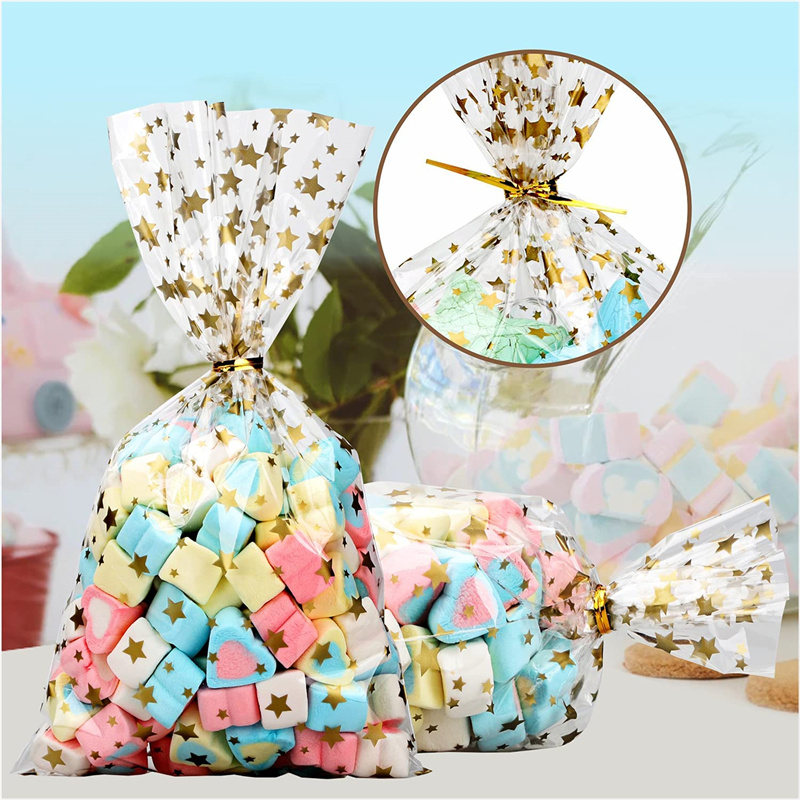 Wholesale Flat Gift Wrap Cellophane Bags Cello Bags Cookie Bags