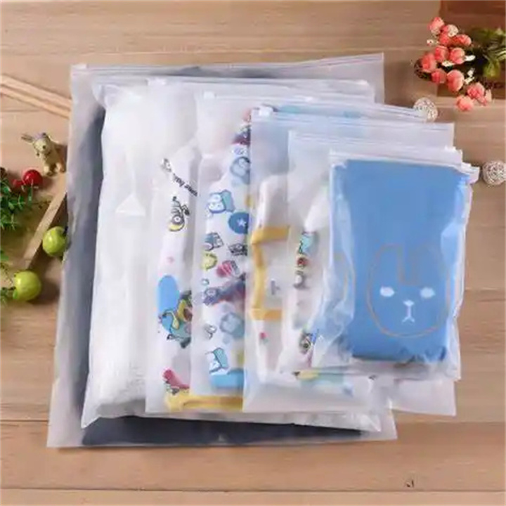 Reusable Clear Ziplock Bags Versatile and Eco-Friendly Plastic Bags for Shopping