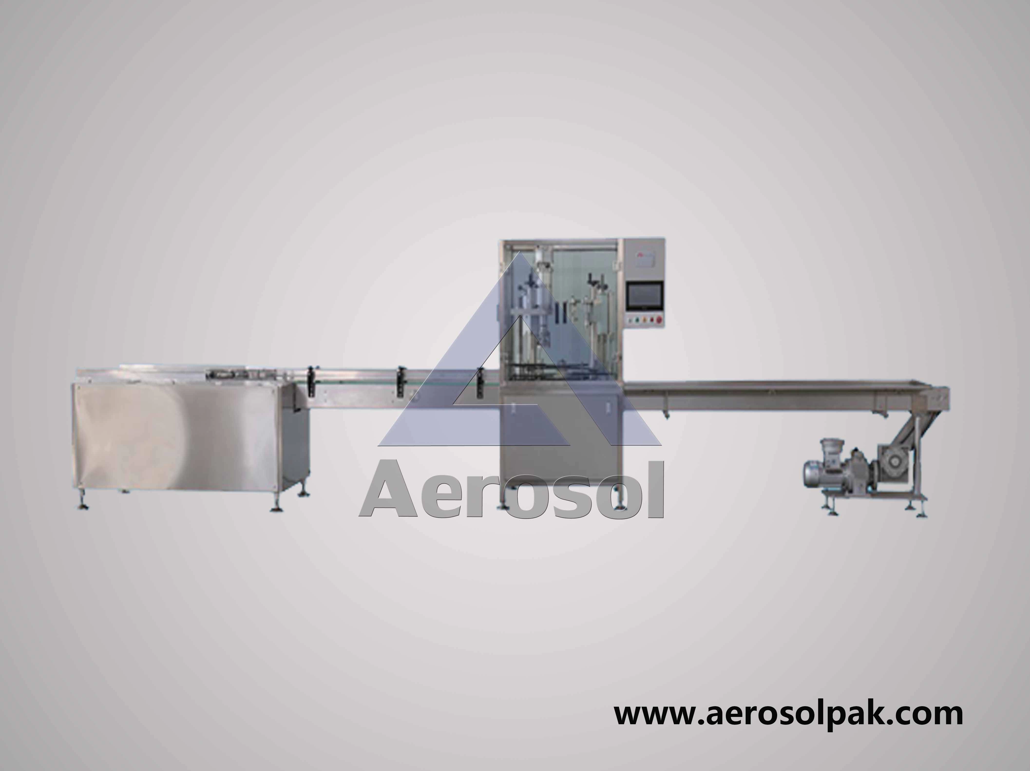 AB-2B Automatic Bag-on-valve Aerosol Filling Machine