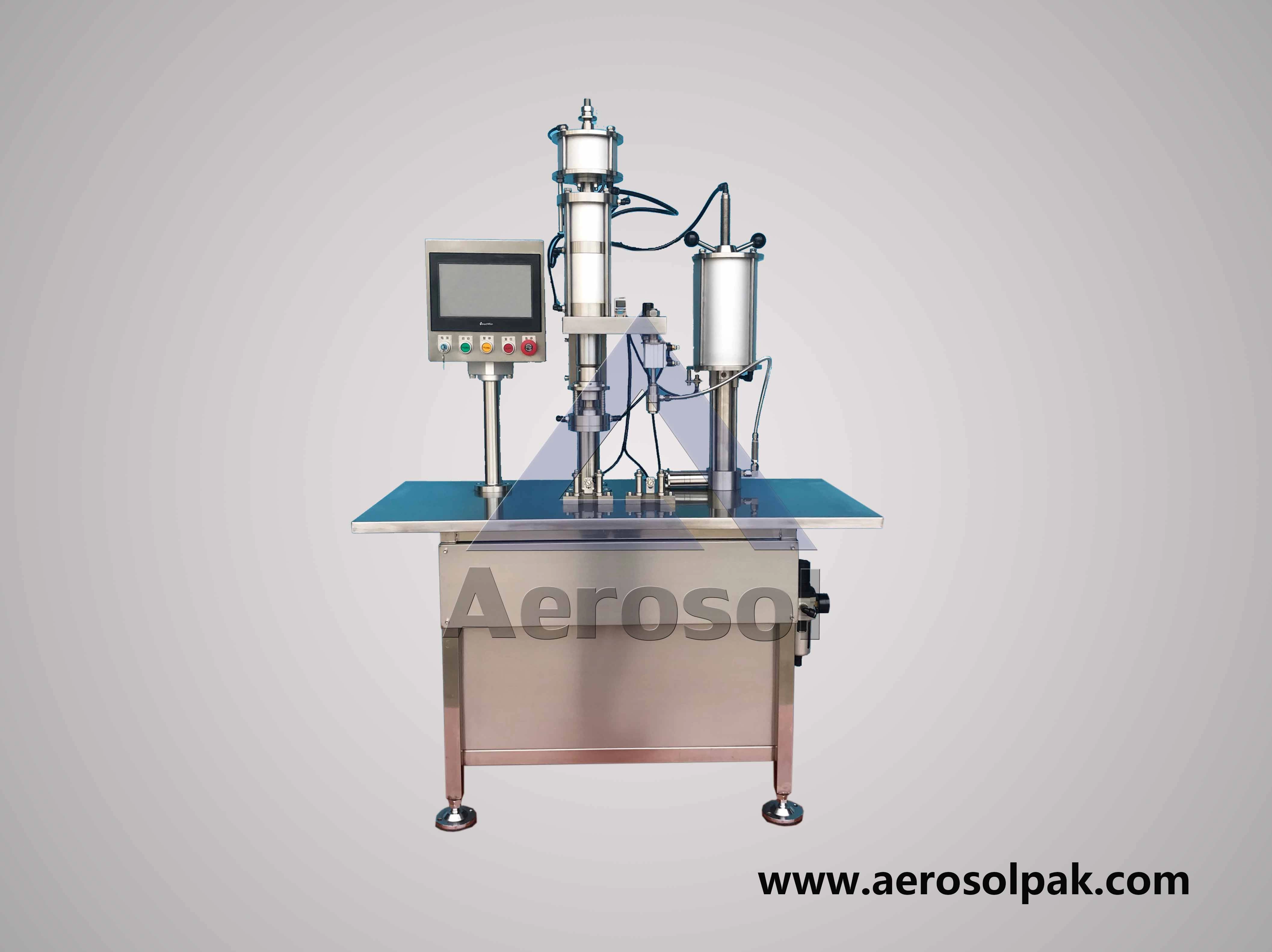 AS-2B Semi-auto Bag-on-valve Aerosol Filling Machine