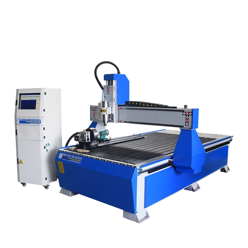 Woodworking Engraving CNC Router Machine 1325 with Rotary axis