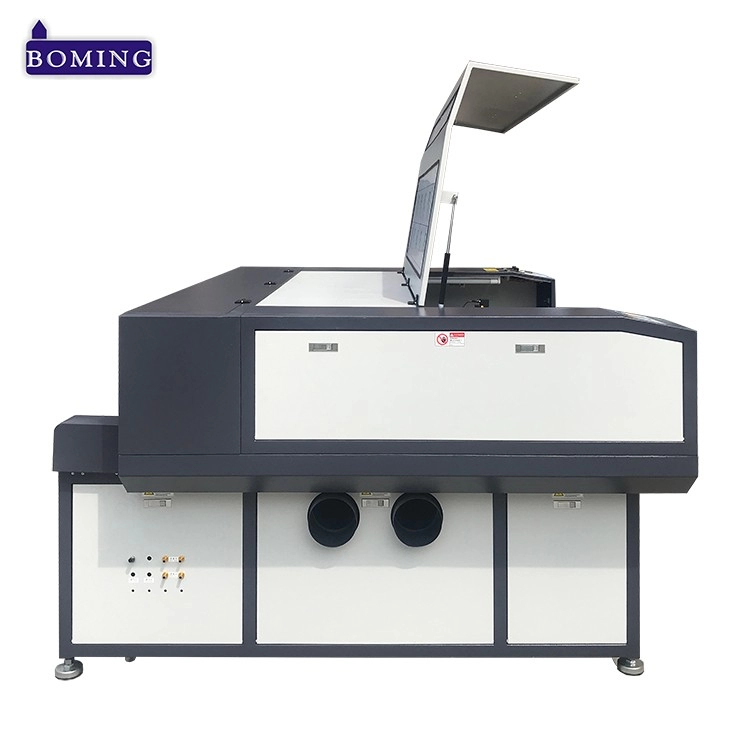 Double auto head autofeed laser cutter for textile