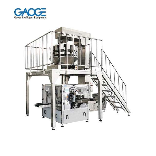 Premade Pouch Rotary Fill and Seal Granules Packaging Machine