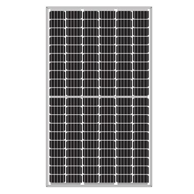 370W Half cut cells Monocrystalline Perc Silicon Solar Panel