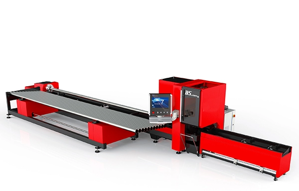 Large Diameter Metal Tube Laser Cutting Machine 6 Meters Length tubular products