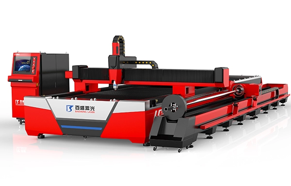 Sheet and Pipe Fiber Laser Machine With Shuttle Table For Sale
