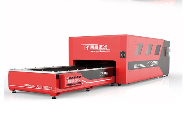3KW Fiber Laser Cutting Machine with Shuttle Table