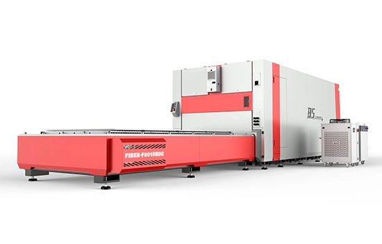 3000W Fiber Laser Cutting Machine with Shuttle Table and protective cover
