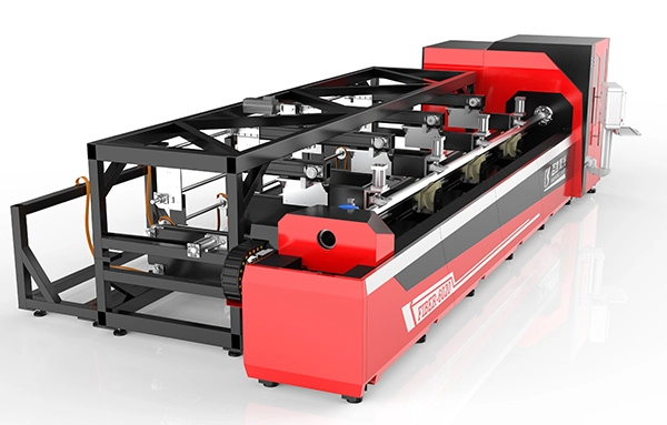 Large Laser Tube Cutting Machine with Automated Pipe Feeding