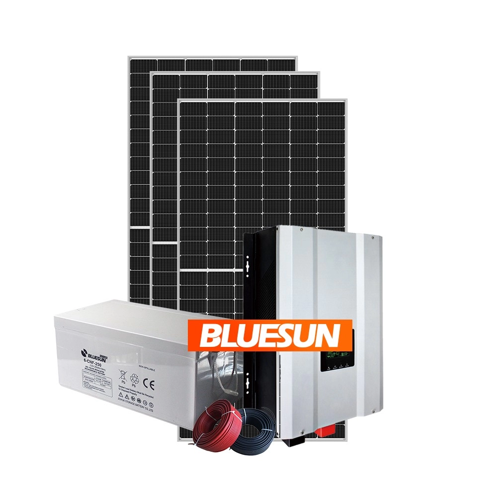 Bluesun energy storage battery 3kw off grid solar power system for home