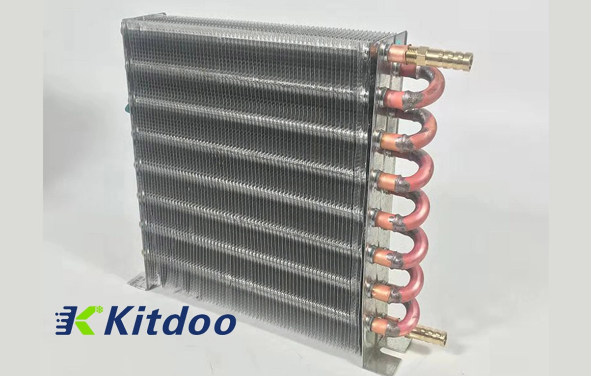 Condenser and evaporator for small freezers
