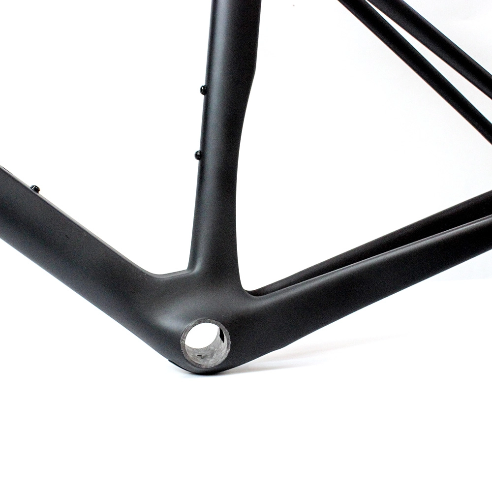 Aero Carbon Fiber Road Bike Frame Rim Brake with Fork Integrated Carbon Stem