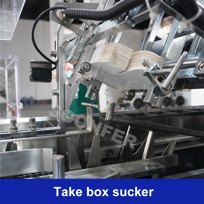 Automatic smll food cigarette sweet biscuits tea carton paper box packaging packing machine