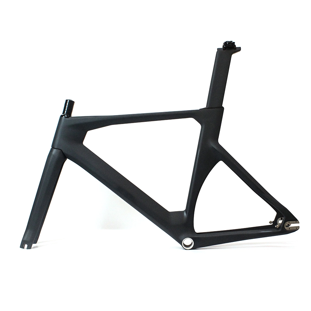 Carbon Track Bike Frame Fixed Gear with Fork for Racing Integrated Frame