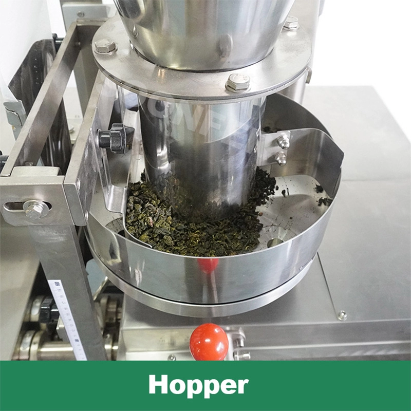 Automatic vertical small pouch inner and outer green tea bag pack packing machine